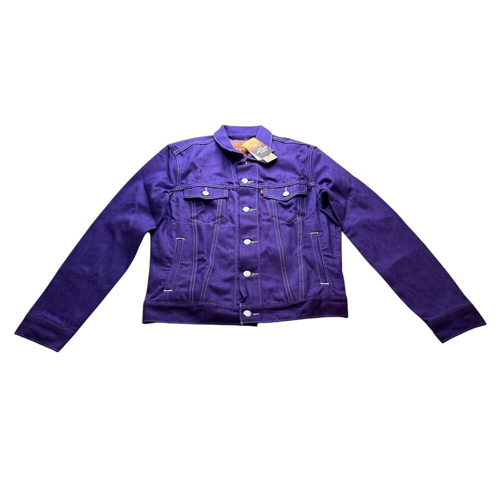 11-92 LEVI STRAUSS Rare Purple Denim Jacket NWT 100% Cotton